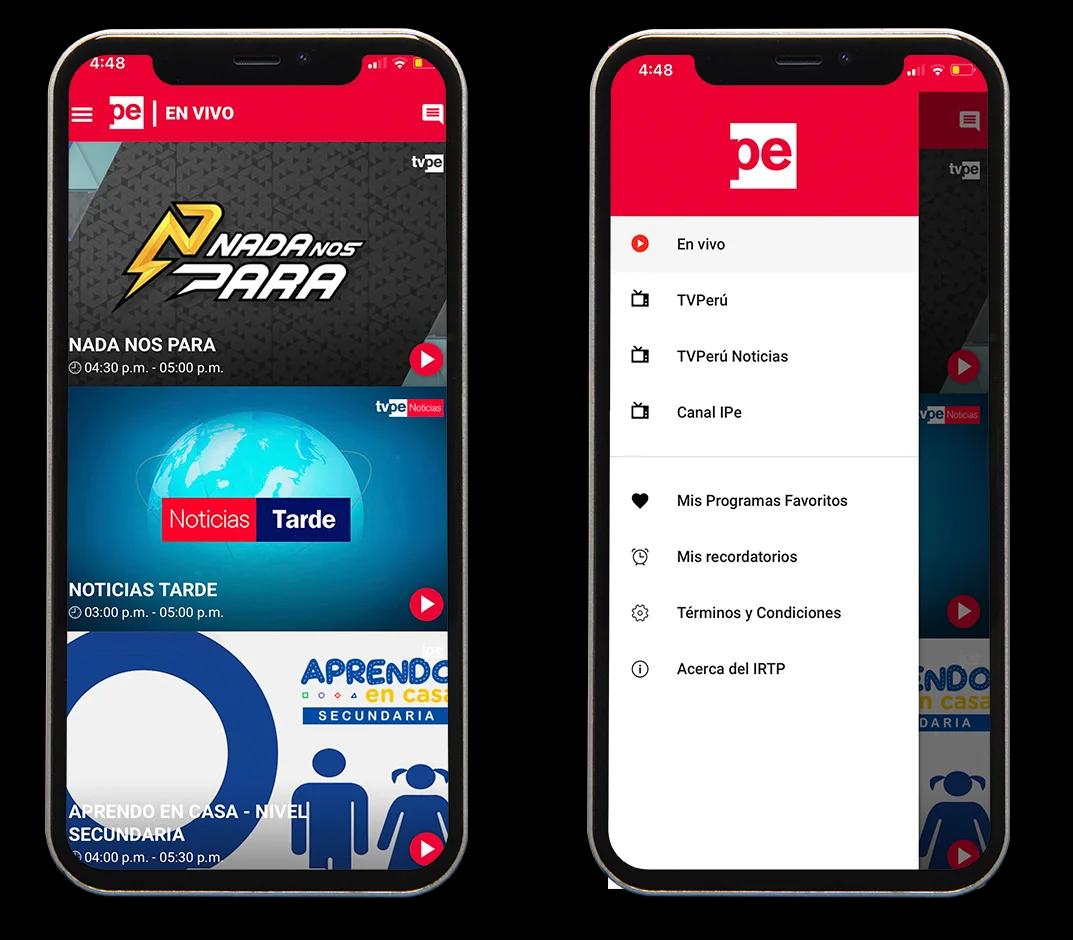 Mockup App TvPerú