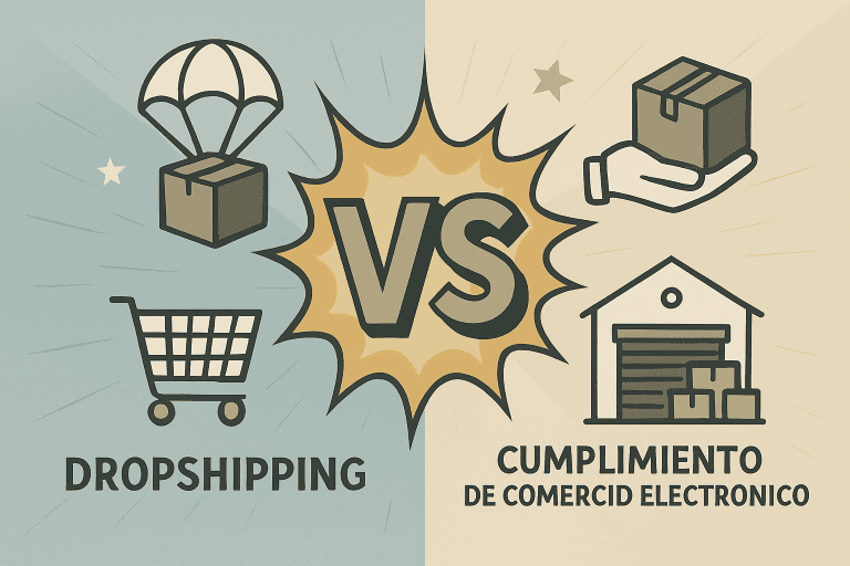 Dropshipping o cumplimiento de comercio electrónico